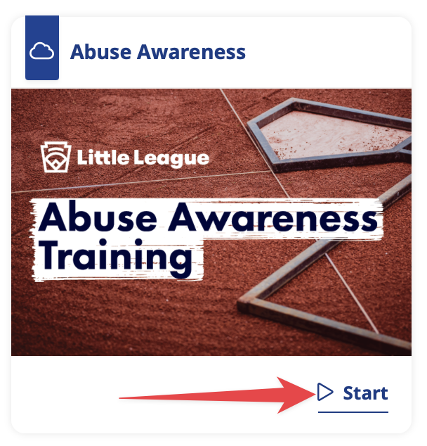 Training link on LLI training portal